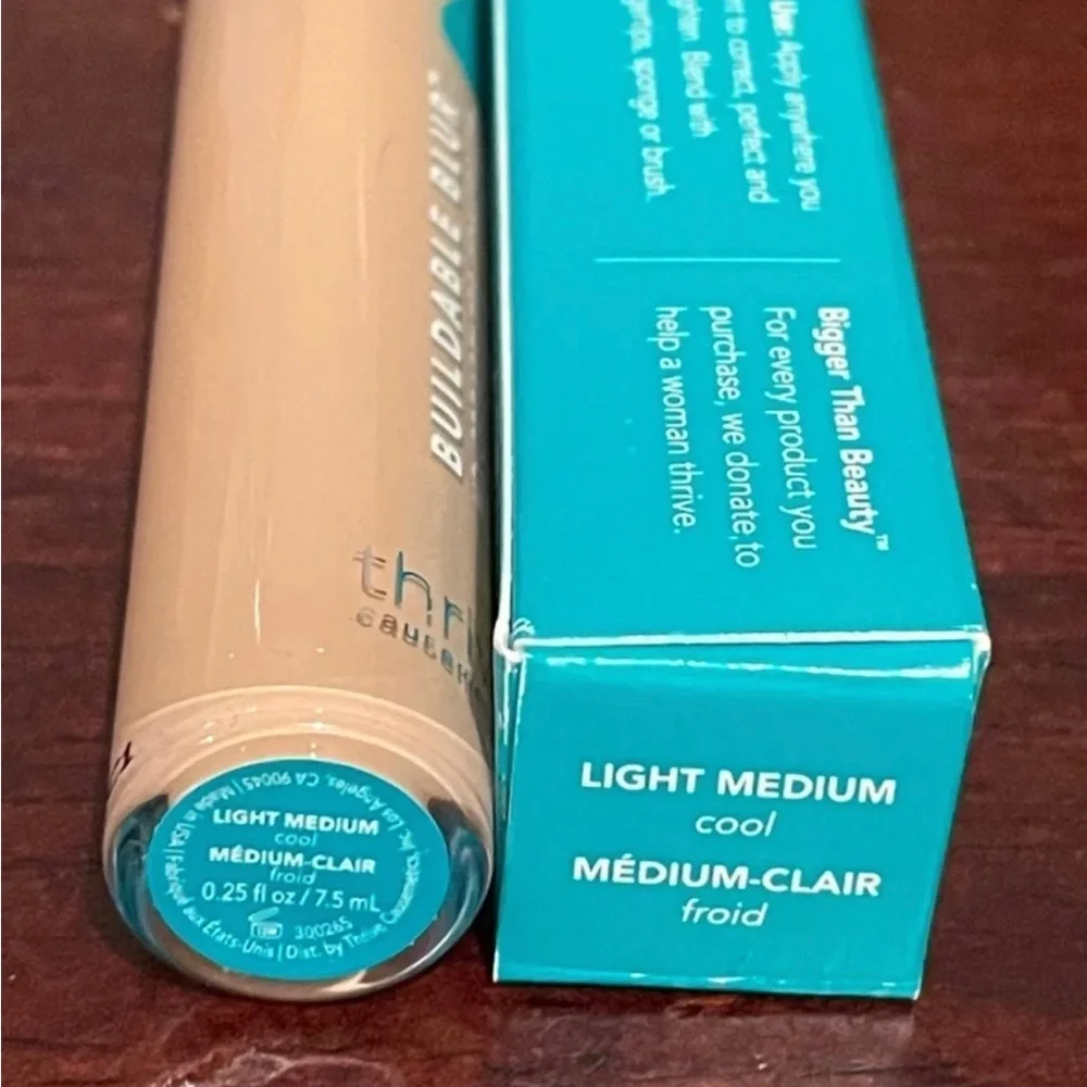 THRIVE BUILDABLE BLUR HD CREASELESS CONCEALER - LIGHT MEDIUM “COOL” (NEW IN BOX)